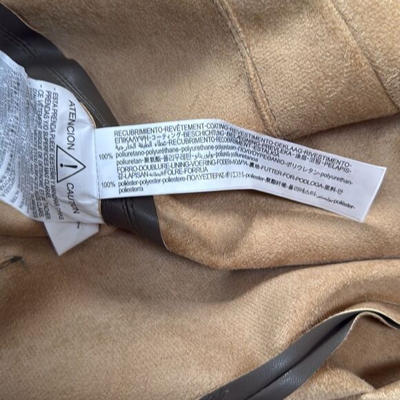 ZARA Faux Leather Trouser Pants Large - Picture 7 of 11